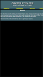 Mobile Screenshot of fredsfollies.com